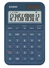 CASIO MW-C20D-NY-N デザイン電卓 カラフル ネイビー