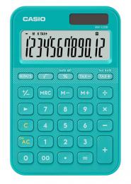 CASIO MW-C20D-TU-N デザイン電卓 カラフル ターコイズ