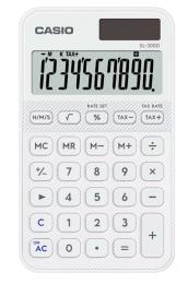 CASIO SL-300D-WE-N デザイン電卓 カラフル ホワイト