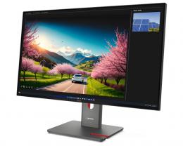 レノボ 64A8XAR2JP ThinkVision P32UD-40 (31.5型ワイド液晶ディスプレイ/3840×2160/Thunderbolt4、DP、HDMI/ブラック/スピーカー：なし/3年間フル保証/広視野角IPSパネル採用)