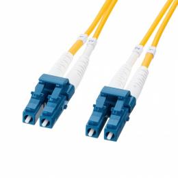 サンワサプライ HKB-MOS2LCLC-01 メガネ型光ファイバケーブル（シングル9μm、LC×2-LC×2、1m）