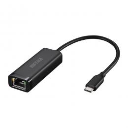 BUFFALO LUA6-U3-CGTE-BK Giga USB3.2 Gen1対応 有線LANアダプター Type-C対応モデル ブラック