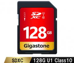 Gigastone GJSXR-128GU1-RED SDXCカード 128GB Class10 UHS-I U1スペック 最大読み取り速度100MB/s 4K Ultra HD 撮影 一眼レフカメラ デジタルカメラ 4Kビデオカメラ アクションカメラ