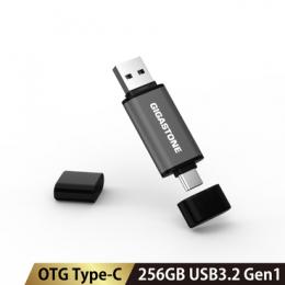 Gigastone GJU3-AC44GY-256GB-1pk-R Gigastone USBメモリ 256GB 2in1 デュアル OTG  フラッシュドライブ Z40 USB 3.2 Gen 1 Type-C & USB-A対応 高性能 耐久性 USB 2.0 / USB 3.0 / USB 3.1 にも対応