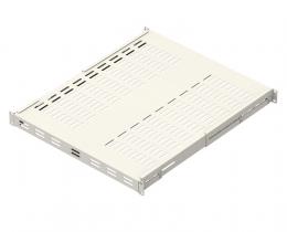 ATEN RA1200W 1U対応 奥行調整ショートレール付 スリット棚板 (奥行:550mm) 白