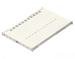 ATEN RA1201W 1U対応 奥行調整ロングレール付 スリット棚板 (奥行:700mm) 白