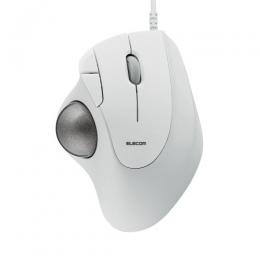 ELECOM M-IT11URWH トラックボールマウス/IST/36mmボール/親指/ベアリング支持/有線/5ボタン/ホワイト