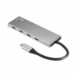 サンワサプライ USB-10TCP38SV USB 10Gbps Type-C ハブ（4ポート）
