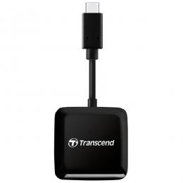 Transcend TS-RDC3 SD/microSD Card Reader USB 3.2 Gen 1 Black Type C