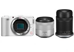 CANON 6896C009 ミラーレスカメラ EOS R50 V (ホワイト)・ダブルズームキット