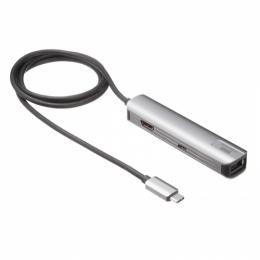 サンワサプライ USB-5TCHLP7S-1 USB Type-C スリムドッキングハブ