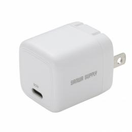 サンワサプライ ACA-PD113W USB PD対応キューブ型AC充電器（PD20W）