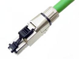 エイム電子 C6AS-HT-SO-GN-80 カテゴリ6A 高温度産業用ケーブル S/FTP 単線 ストレート配線 緑 80m