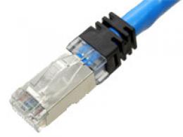 エイム電子 C6AS-STP-SO-BL-10 カテゴリ6A STPケーブル 単線 10GBASE-Tストレート 青 10m （仕様A）