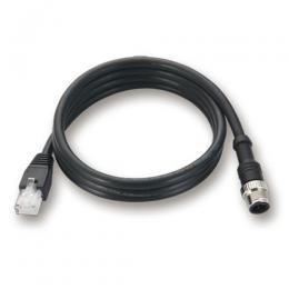 MOXA CBL-M12DMM4PM12DMM4P-BK-100-IP67 M12 to RJ45 Cat-5E UTPギガビットイーサネットケーブル with IP67-rated 8-pin male 12