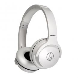 オーディオテクニカ ATH-S220BT WH ワイヤレスヘッドホン ホワイト Bluetooth 最大60時間再生 急速充電 低遅延モード マルチポイント対応
