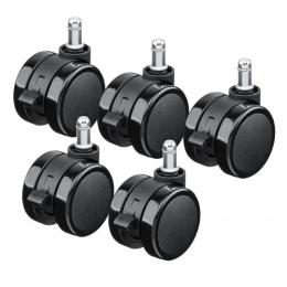 サンワサプライ SNC-CAST12 ストッパー付き大型ウレタンキャスター（5個入り）