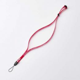ELECOM PHSTHNEMERD スマホショルダーストラップ/抗菌/PVC/医療スタッフ用/レッド