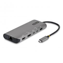 StarTech.com 174B-USB4-MULTIPORT USB-Cハブ/USB4/2画面4K/140W/2.5G LAN/10Gbps/ドライバー不要/ドッキングステーション