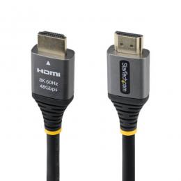 StarTech.com HDMM21V1F HDMI 2.1ケーブル/30cm/8K60Hz/Ultra High Speed/ブラック/UHD モニターコード