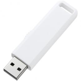 サンワサプライ UFD-SL4GWN USB2.0メモリ（4GB） スライド式コネクタ（ホワイト）
