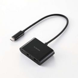 ELECOM DST-030BPBK Type-Cドッキングステーション/3in1/USB PD対応/USB-A×1/USB-C×1/HDMI×1/ブラック