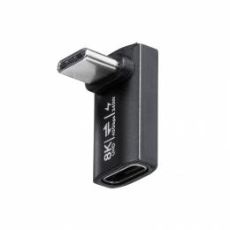サンワサプライ AD-USB38CCFL Type-C変換アダプタ（CtoC・L字垂直・40Gbps・240W）