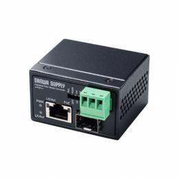 サンワサプライ LAN-MCIN301SFPP 産業用光メディアコンバータ