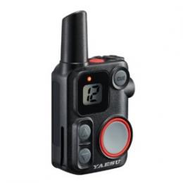 八重洲無線 SRS12 PKG(ST)BLACK 超小型特定小電力トランシーバー YAESUコネクトLite搭載で混信を自動回避、耳掛け付きオープンイヤーイヤホン付属、充電池内蔵タイプ 【ブラック】