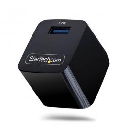 StarTech.com 011NB-WALL-CHARGER USB充電器/1ポートUSB-A/最大12W/5V/2.4A/iPhone Pro/17・iPad対応/ブラック