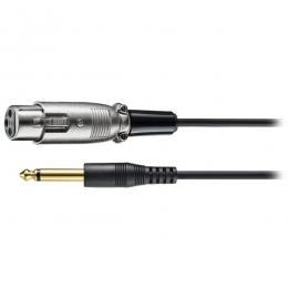 オーディオテクニカ AT-MI09/5.0 XLR変換ケーブル 5m （XLR-Fプラグ-φ6.3mmモノラル標準プラグ）