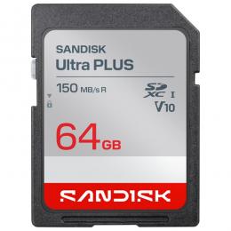 SanDisk SDSDUBC-064G-JNJIN SANDISK Ultra PLUS SDカード 64GB