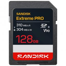 SanDisk SDSDXDE-128G-JNJIP SANDISK Extreme Pro SD UHS-II V90カード 128GB