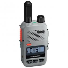 八重洲無線 SRD595-BT PKG(GRAY) デジタル簡易無線・登録局 無線機・トランシーバー 電波出力2W コンパクトサイズ 新機能「YAESUコネクト」搭載で混信の通話障害ゼロ！ フロントキー付モデル BT搭載