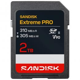 SanDisk SDSDXDE-2T00-JNJIP SANDISK Extreme Pro SD UHS-II V90カード 2TB