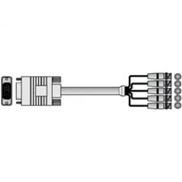 イメージニクス DP-5BP2m PC/AT互換機用CRT変換ケーブル ミニDsub15ピン(オス)-5BNC(オス) 2m