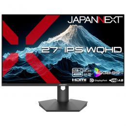 【法人様宛限定】JAPANNEXT JN-iE27Q2-C6 液晶ディスプレイ 27型/2560×1440/HDMI×1、DP×1、USB-C×1/ブラック/スピーカー有/2年保証