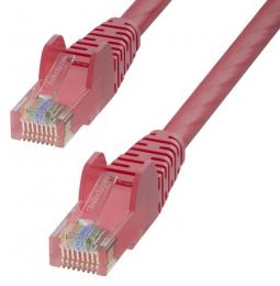 StarTech.com CAT6UTP25MRD Cat6 LANケーブル/25m/レッド/UTP/100W PoE/純銅導体/スナッグレス/カテゴリ6 イーサネット
