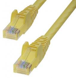 StarTech.com CAT6UTP25MYL Cat6 LANケーブル/25m/イエロー/UTP/100W PoE/純銅導体/スナッグレス/カテゴリ6 イーサネット