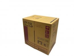 関西通信電線 LANケーブル UTP-C5E (0.5x4P) K-coil 赤   300 m